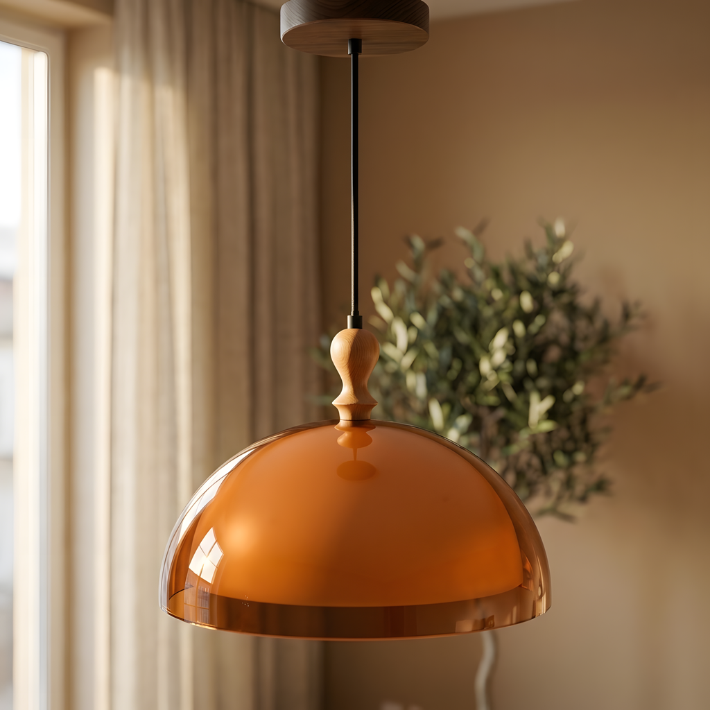 Skanira suspension acrylique marron, bureau