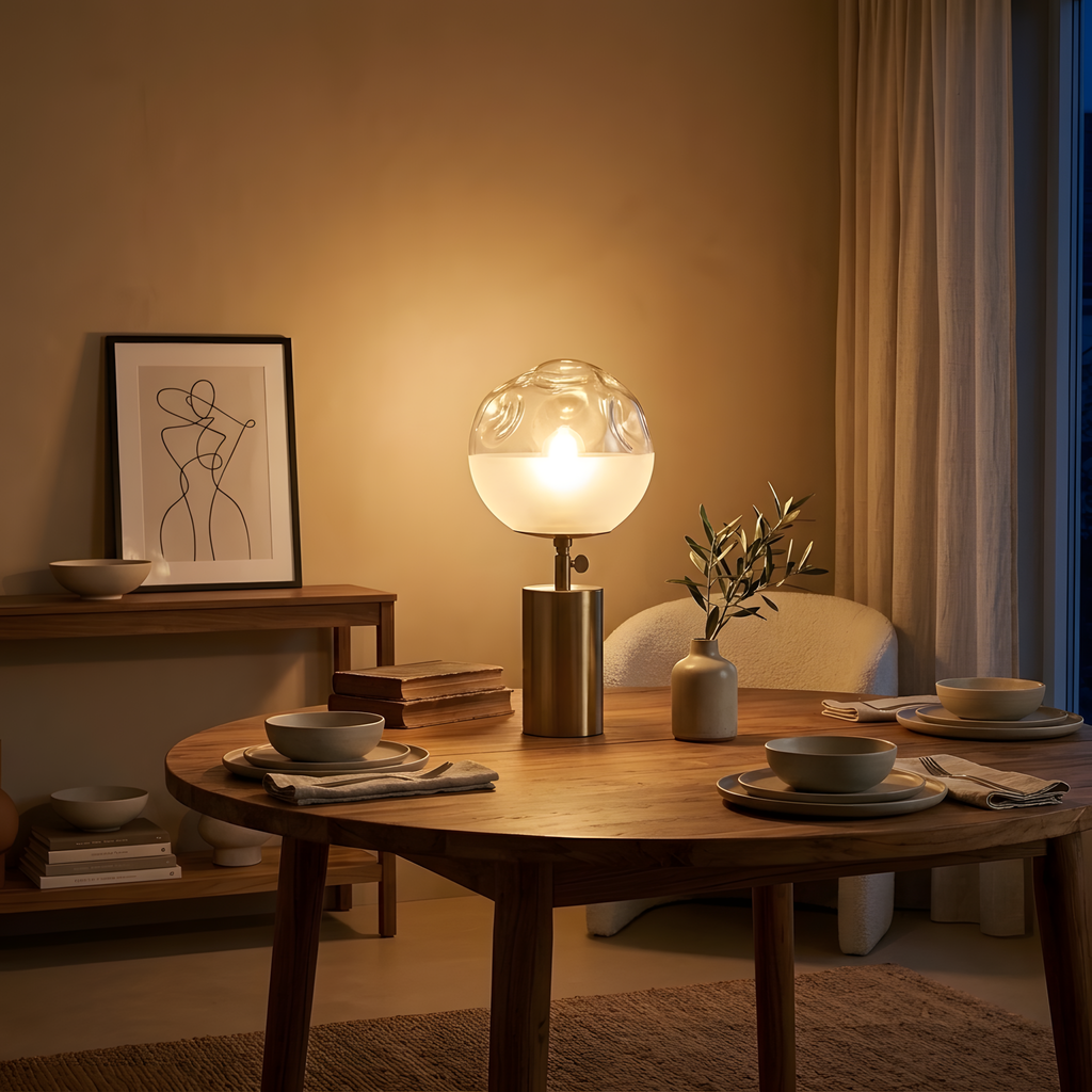 Solario lampe à poser vue d'ensemble