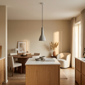 Solverio suspension béton gris, cuisine