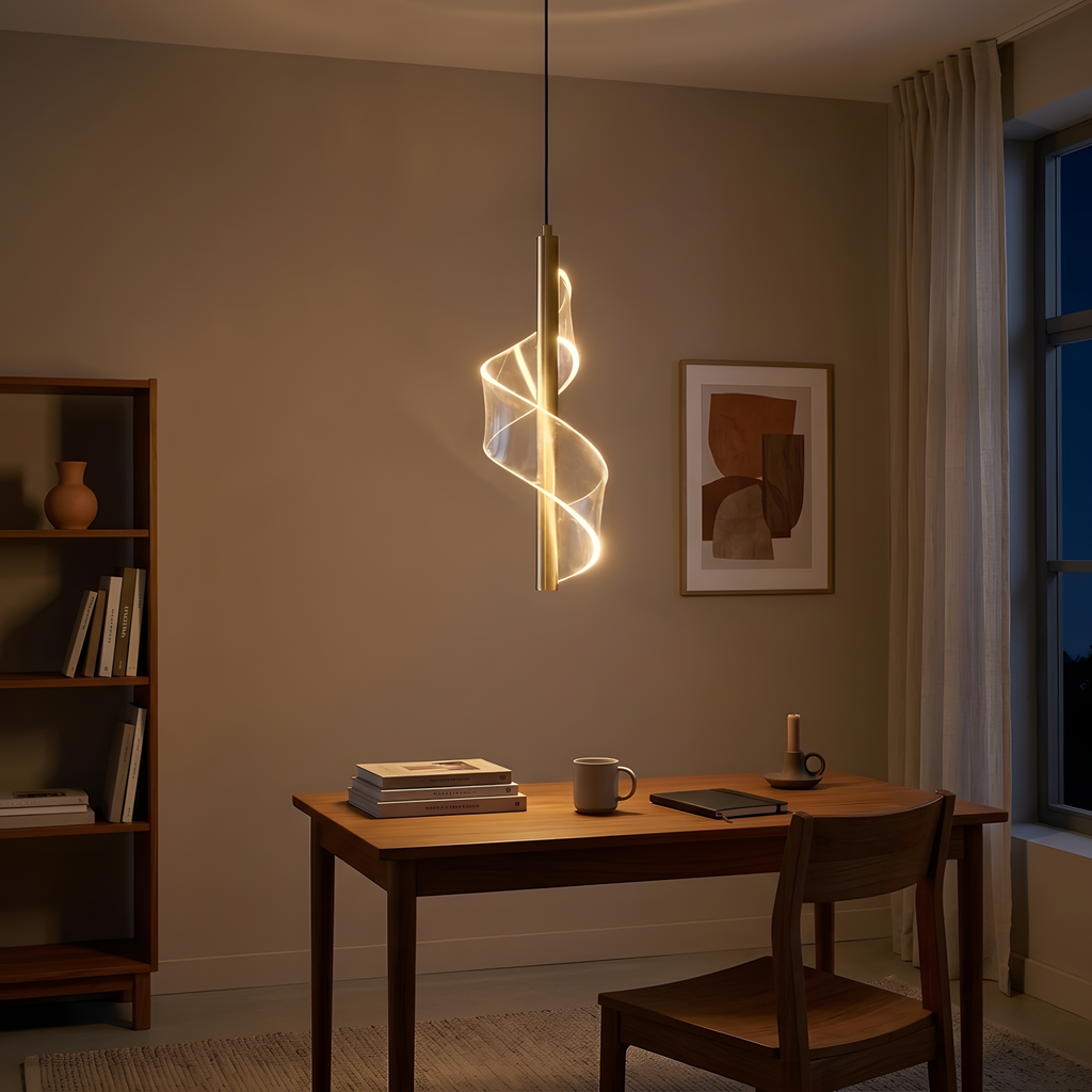 Spirea suspension, ambiance salon