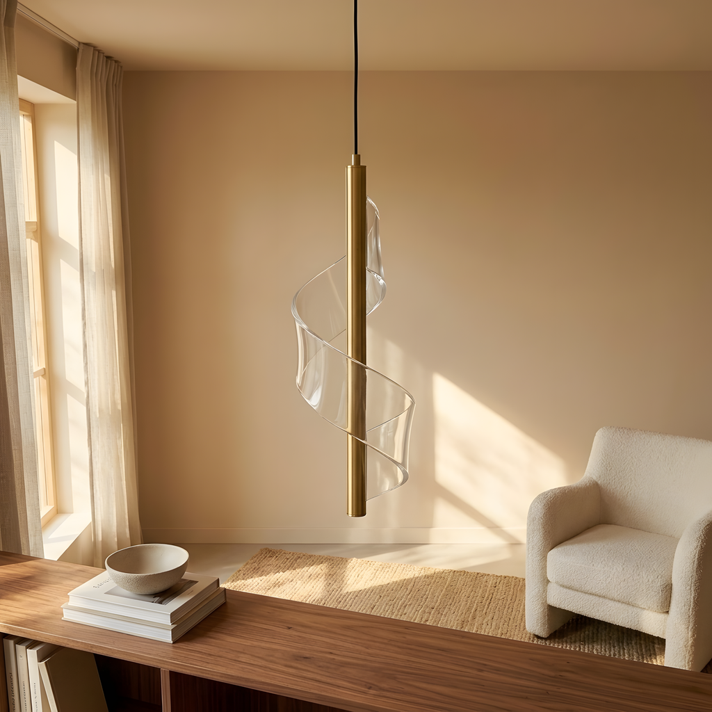 Spirea suspension, allumée