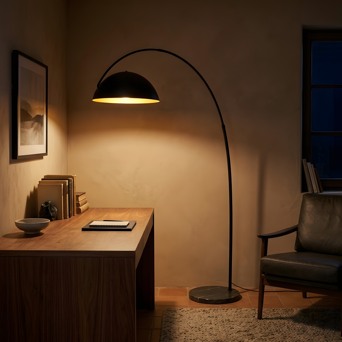 Talaxia lampadaire ambiance du soir