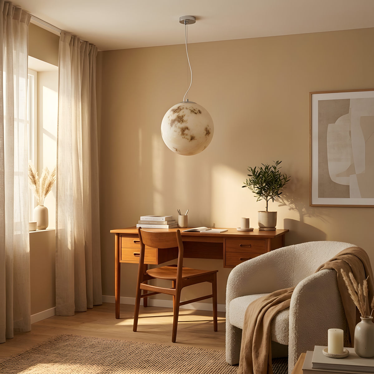 Tanora suspension anneau, lumière du soir