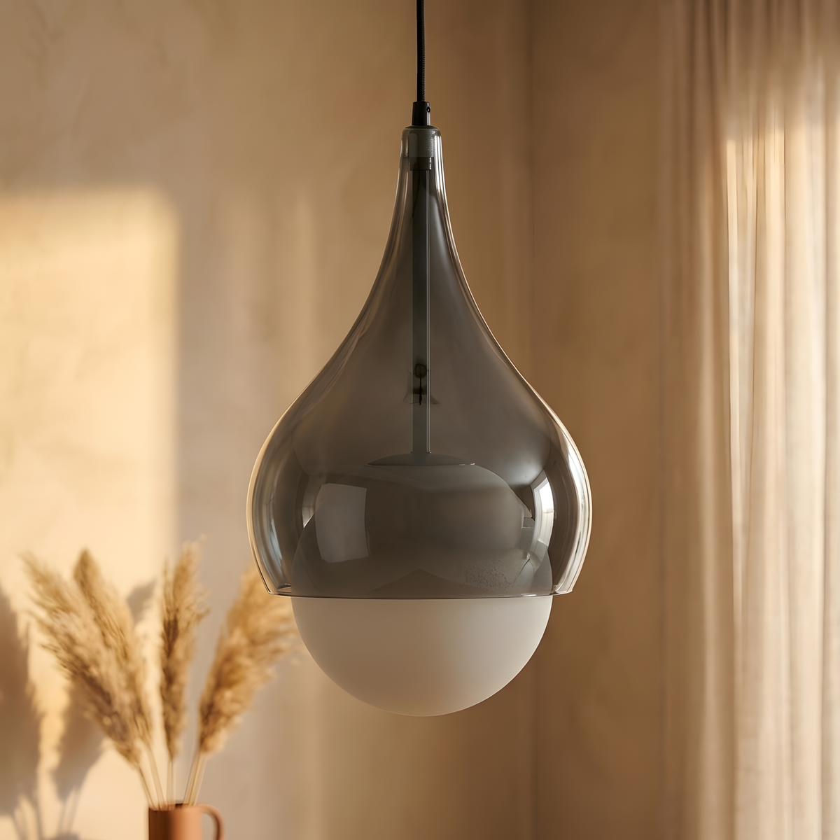Terrazza suspension halo géométrique doré, entrée