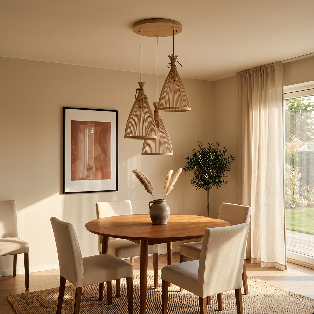 Torena suspension bambou, cuisine