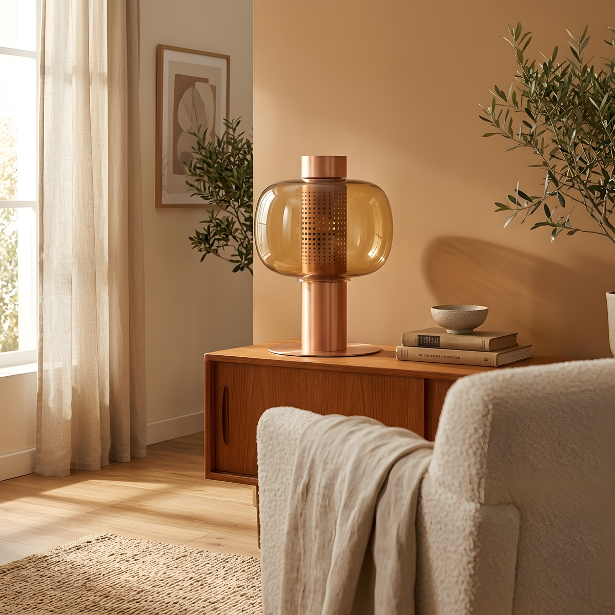 Toruvia lampe à poser détail de lumière