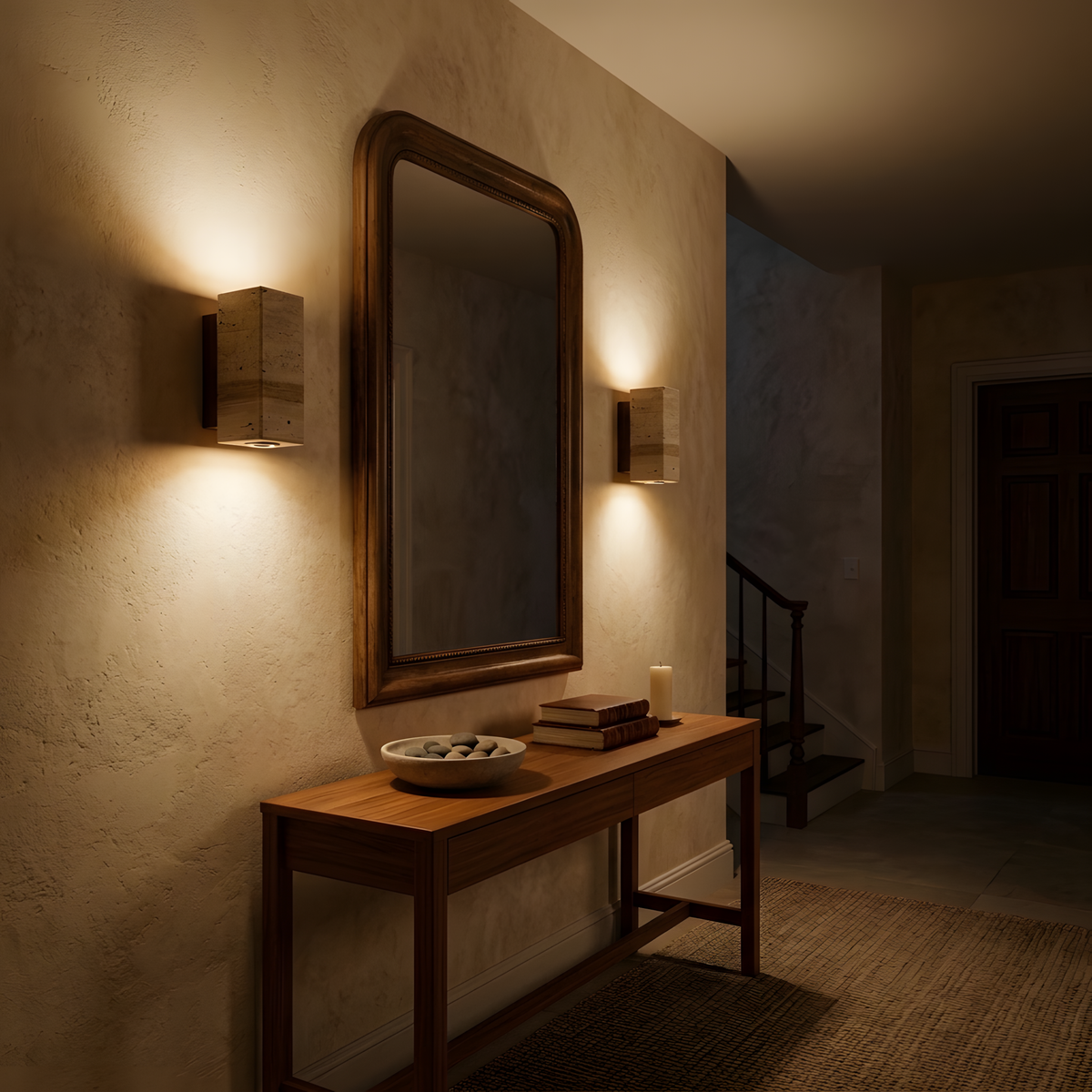 Trevsia applique murale entrée en duo de nuit