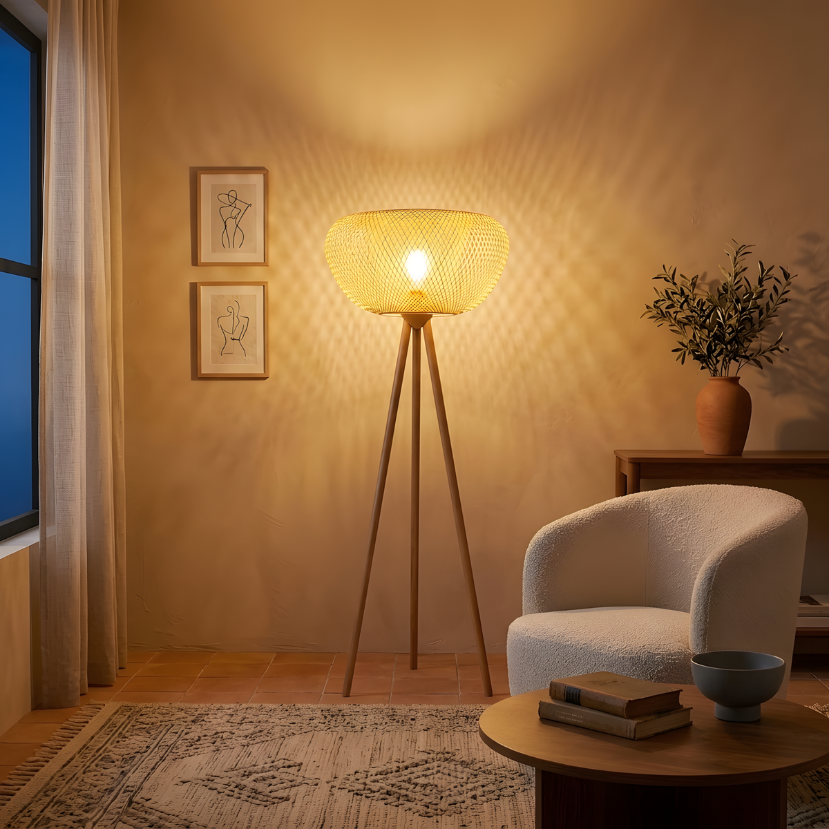 Velando lampadaire ambiance du soir
