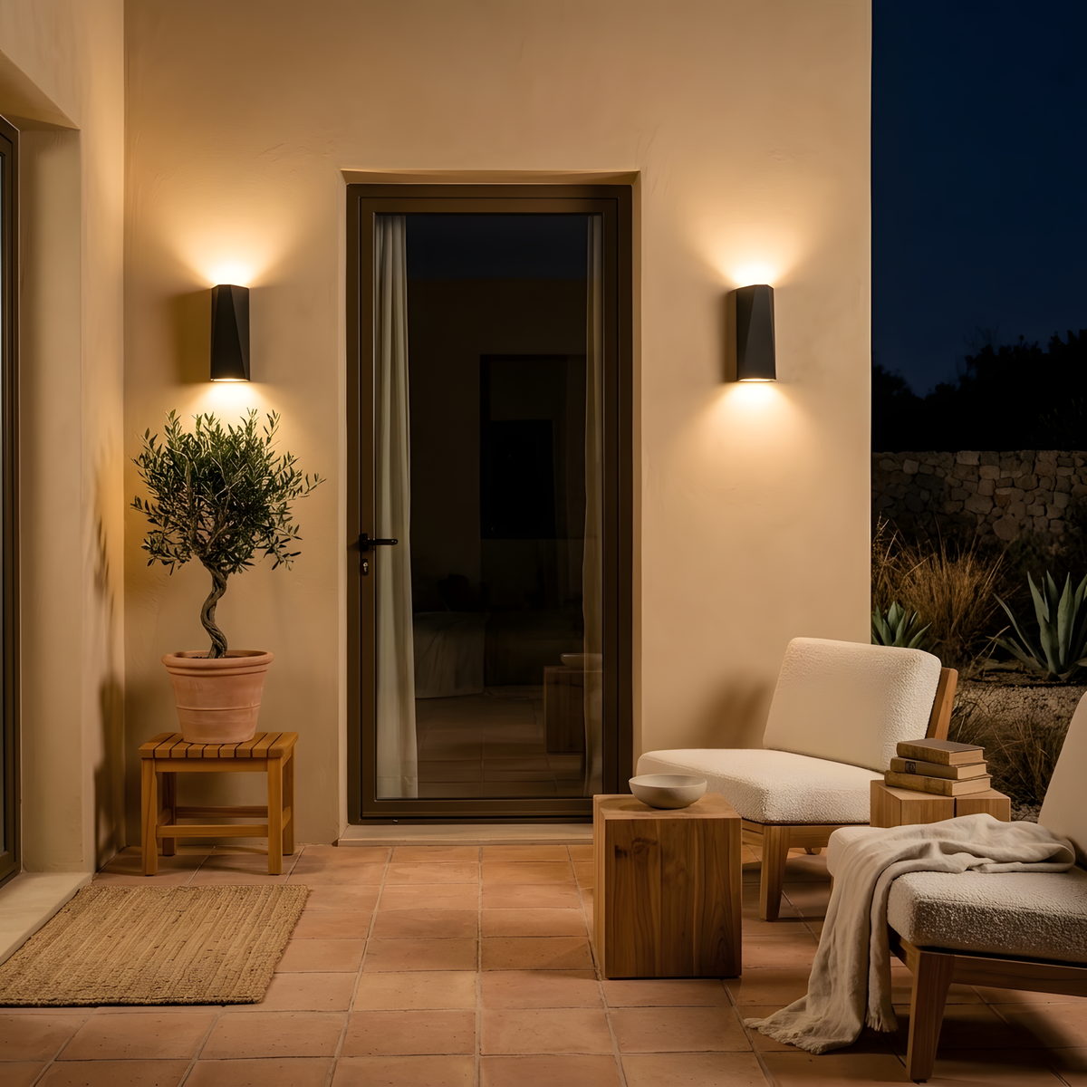 Verundo applique extérieure jardin de nuit