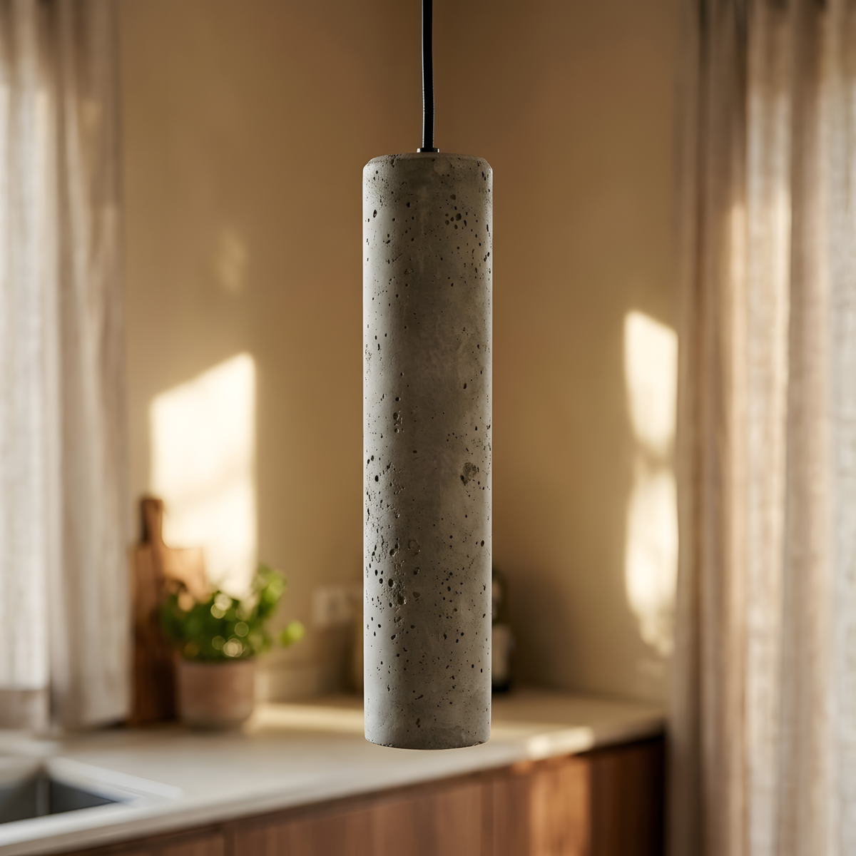 Vestolia suspension tube béton, salle à manger