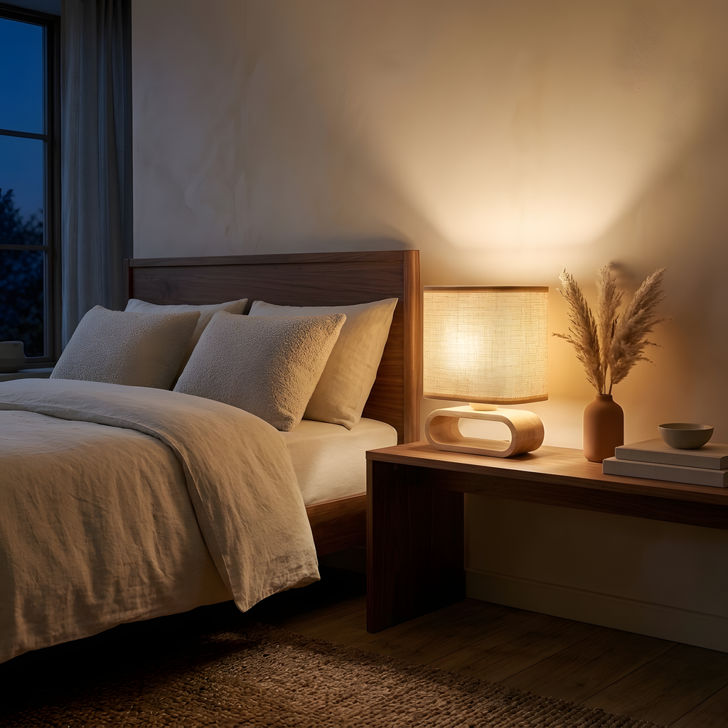 Vireano lampe à poser ambiance du soir
