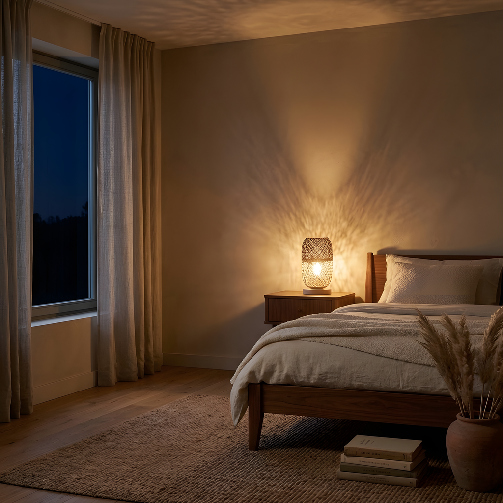 Viriondo lampe à poser ambiance du soir