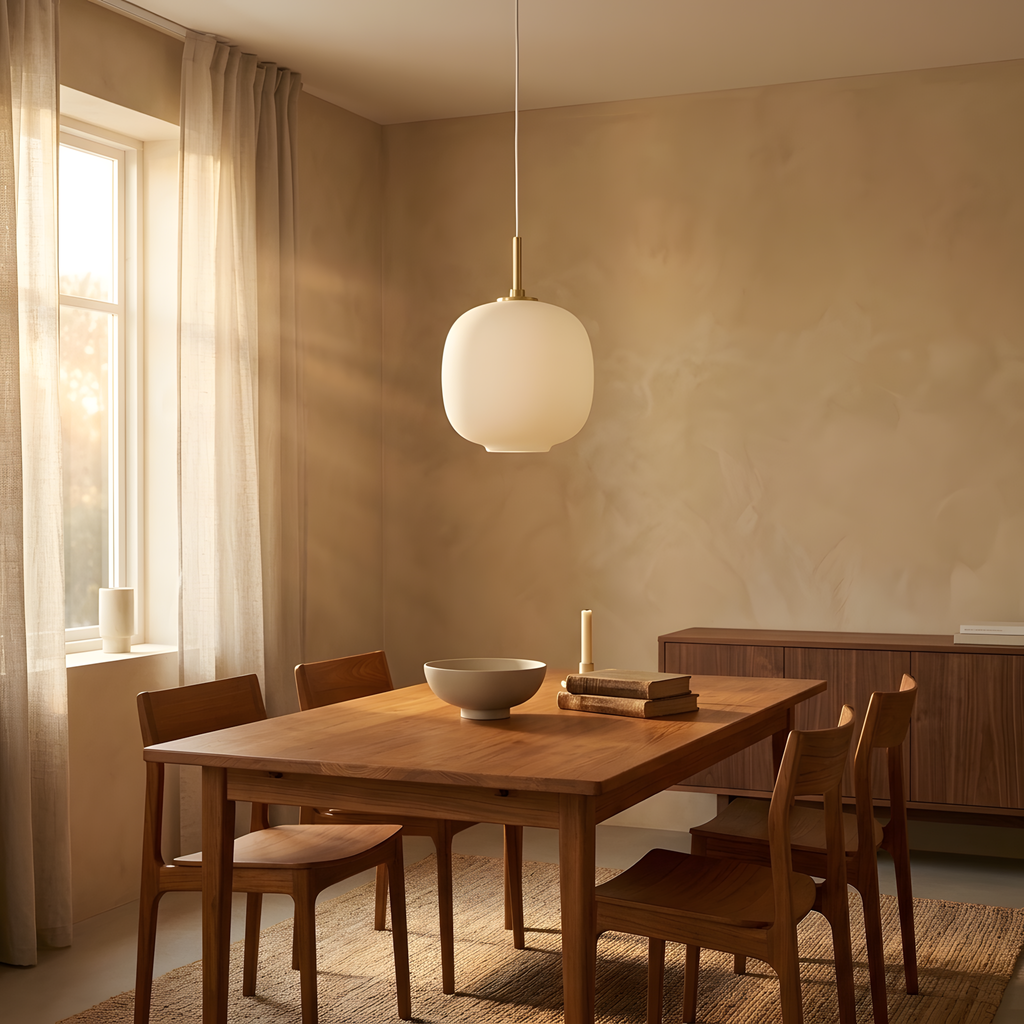 Vorania suspension verre blanc, cuisine