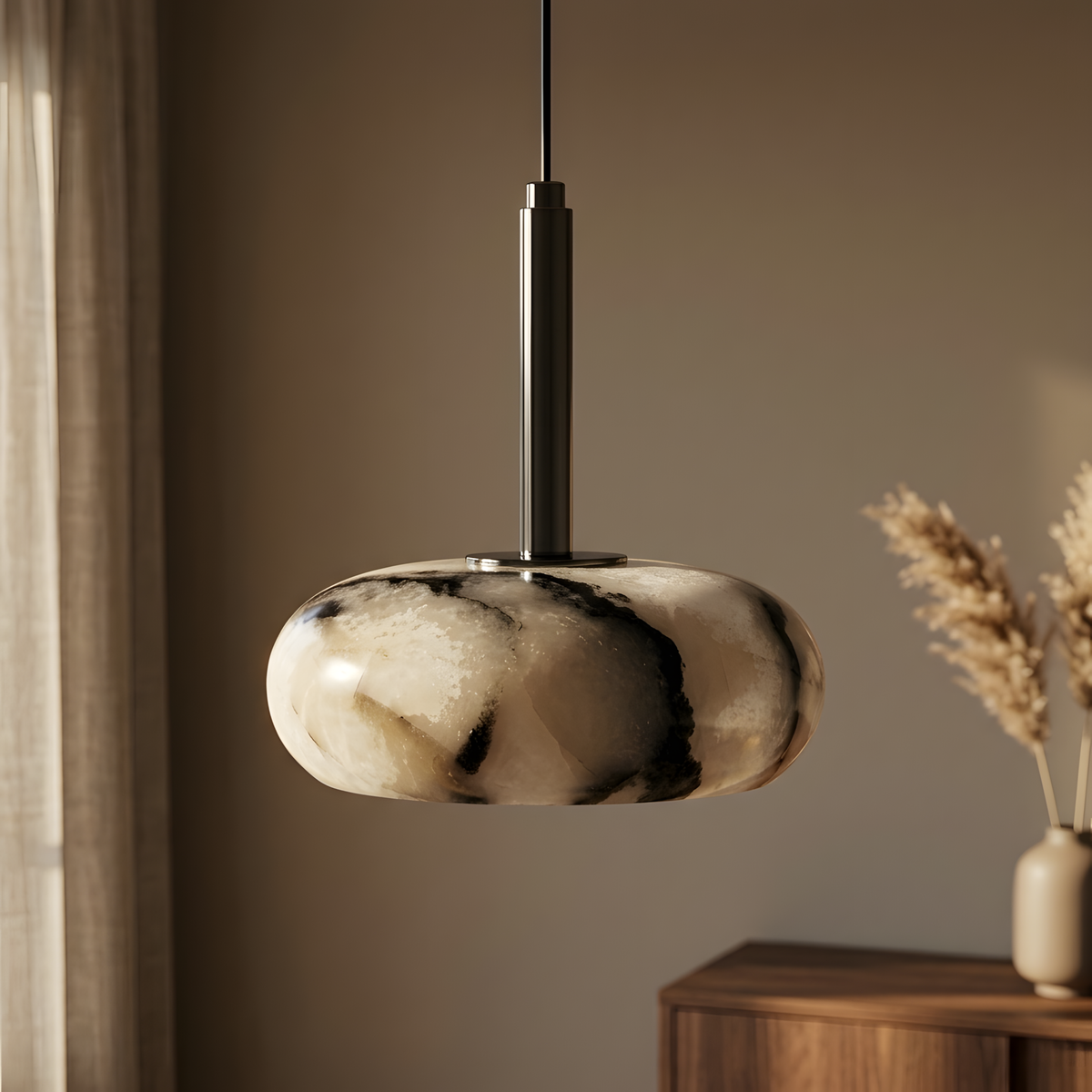 Wabiena suspension pierre noire, chambre