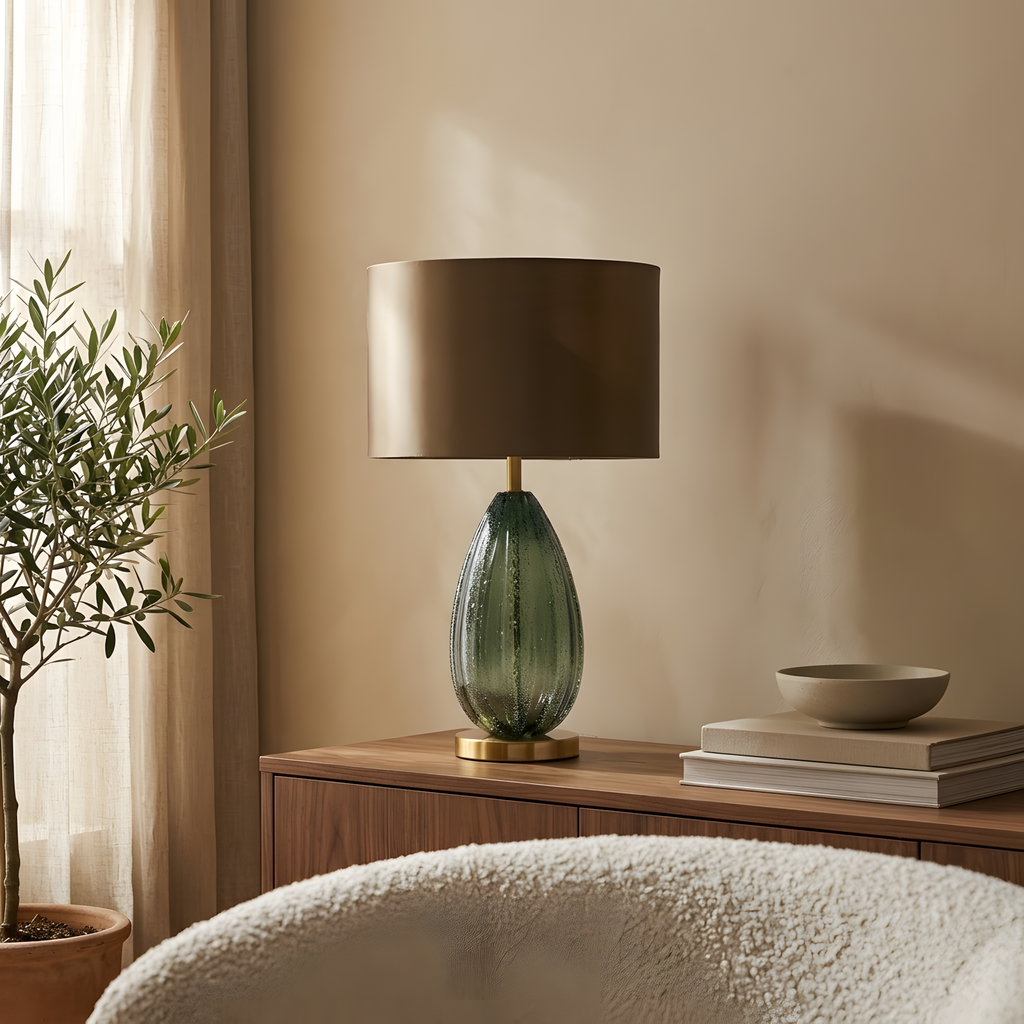 Zalaenea lampe à poser détail de lumière