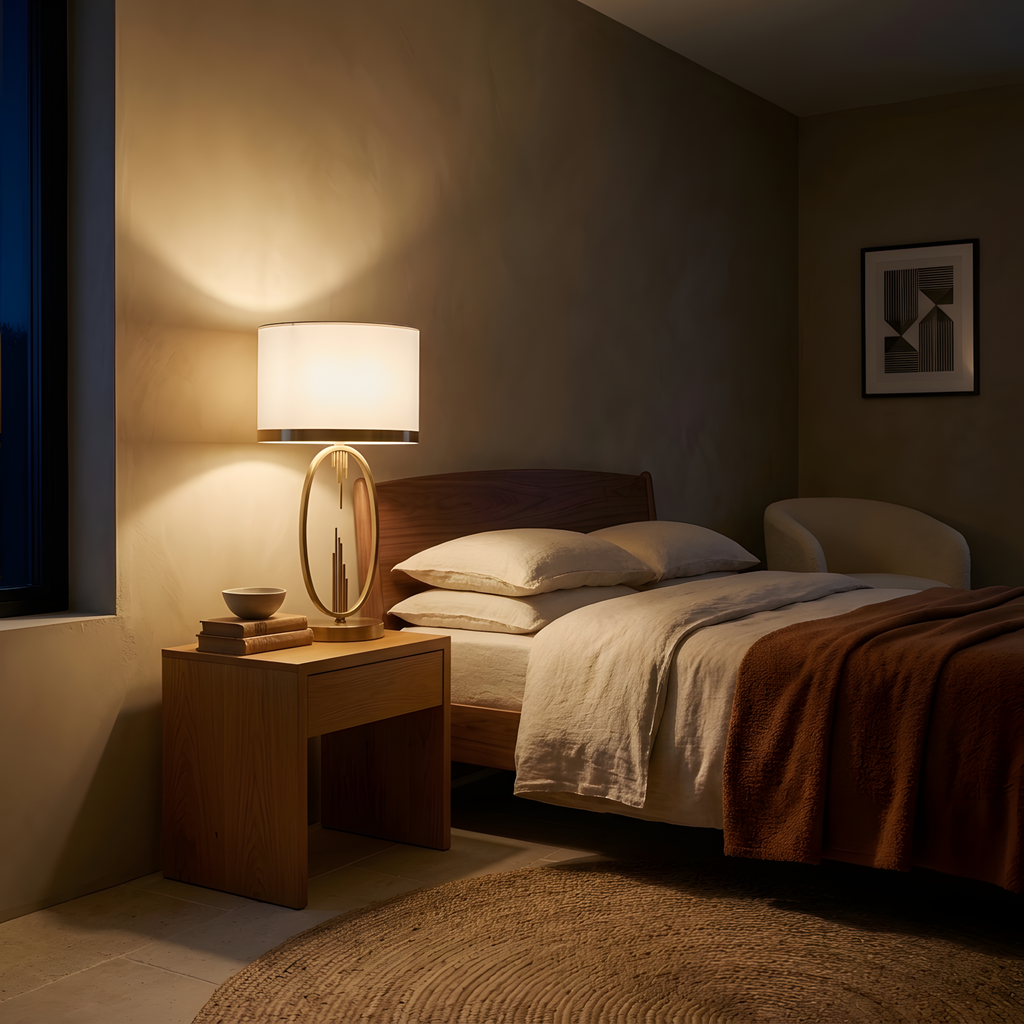 Zalila lampe à poser ambiance du soir
