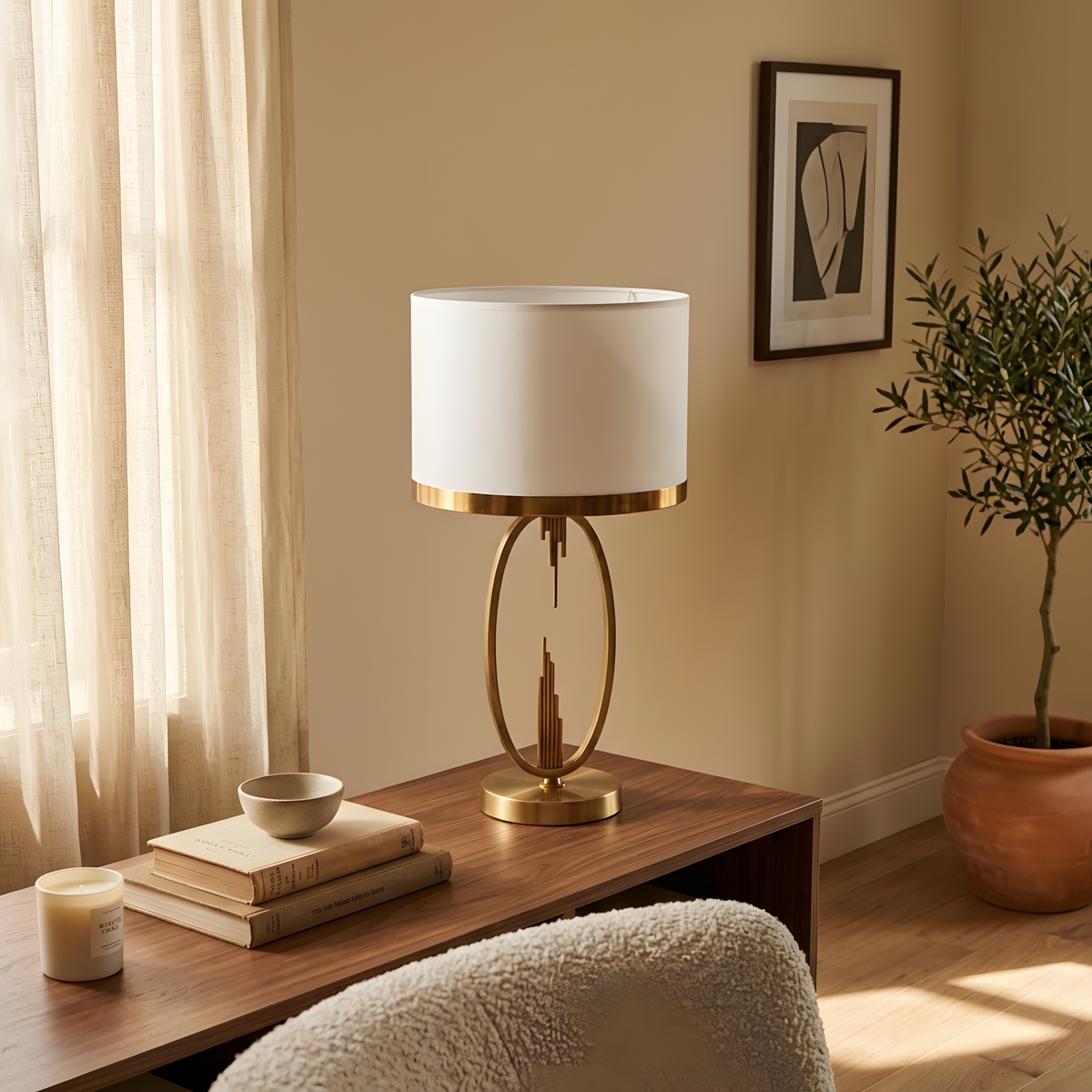 Zalila lampe à poser détail de lumière