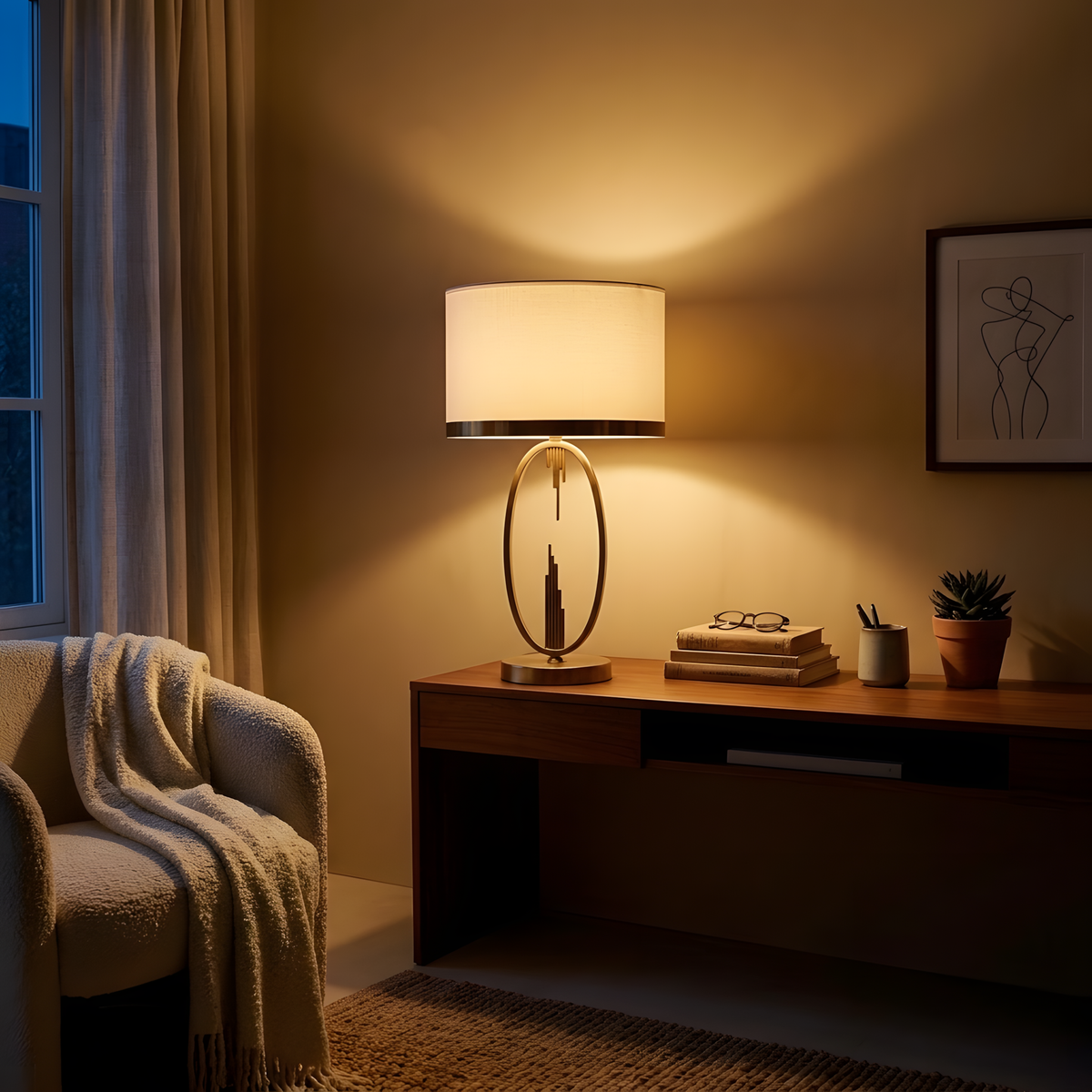 Zalila lampe à poser vue d'ensemble