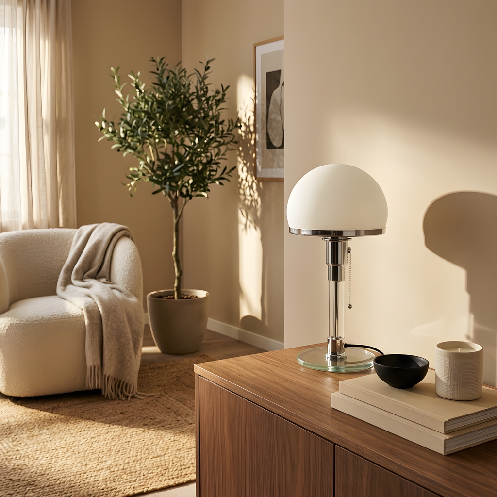 Zeleanea lampe à poser détail de lumière