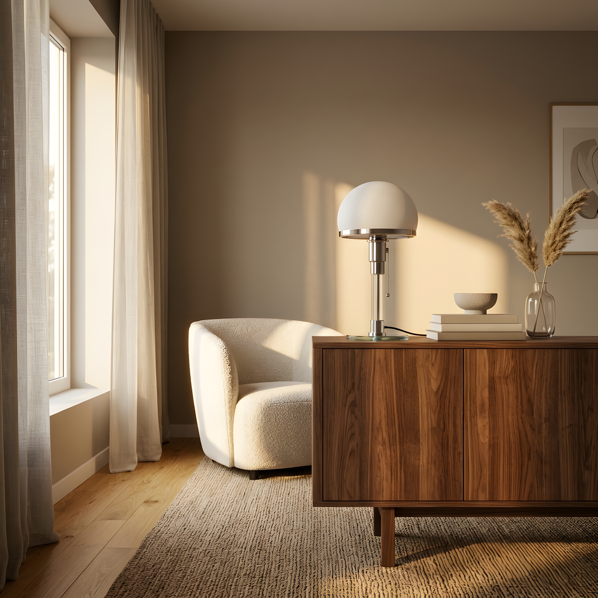 Zeleanea lampe à poser jour, lumière éteinte