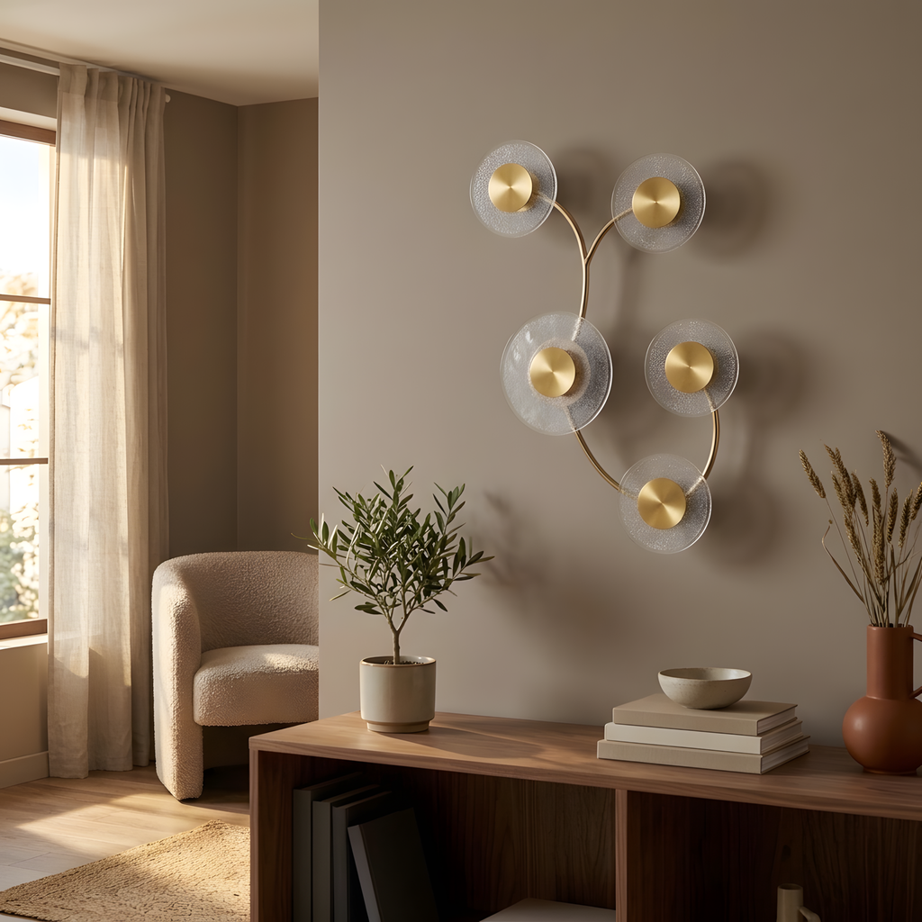 Zelesta applique murale détail de lumière