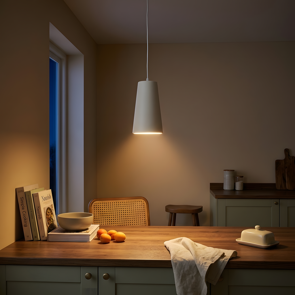 Zephira suspension cône céramique, cuisine