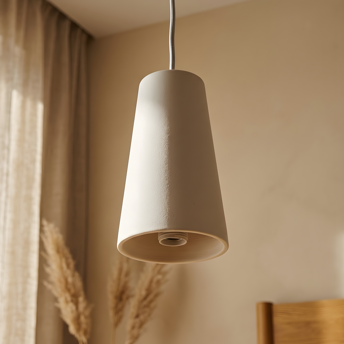 Zephira suspension cône céramique, bureau